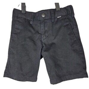 Hurley Boys Black Knee Length Skate Shorts, Size 6